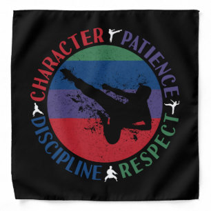 Martial Arts - Karate Core Values Bandana