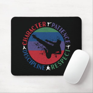 Martial Arts - Karate Core Values Mouse Pad
