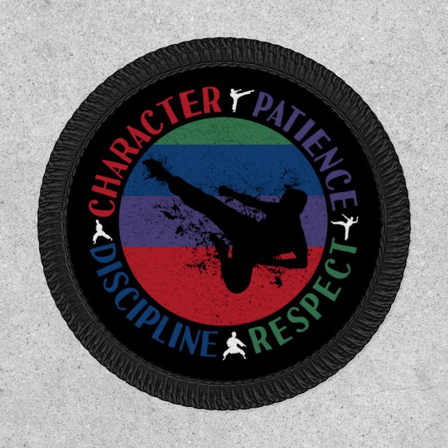 Martial Arts - Karate Core Values Patch (Front)