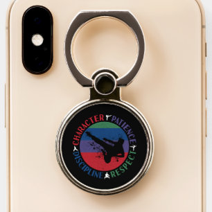 Martial Arts - Karate Core Values Phone Ring Stand