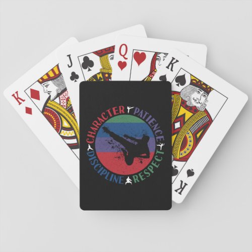 Martial Arts _ Karate Core Values Poker Cards