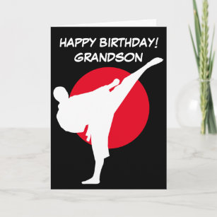 Karate Birthday Cards Zazzle