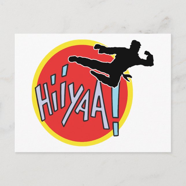 Martial Arts Karate Kid Postcard (Front)