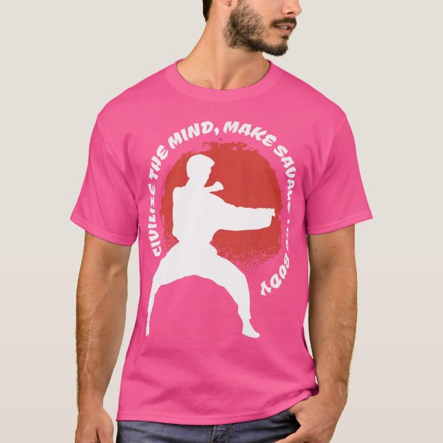 Martial Arts Karate Kung-Fu Taekwondo T-Shirt (Front)