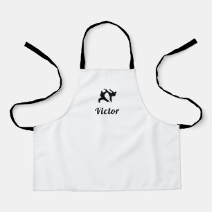 Martial Arts Karate Taekwondo Muay Thai Boys Name Apron