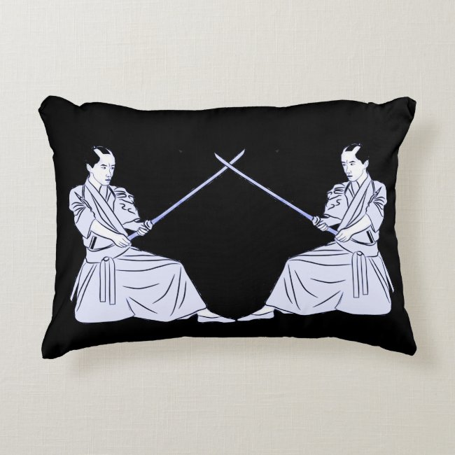 Martial Arts Kendo Sports Accent Pillow