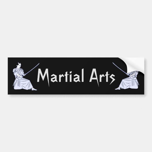 Martial Arts Kendo Sports Bumper Sticker