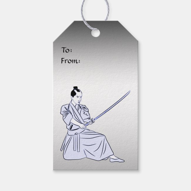 Martial Arts Kendo Sports Gift Tags