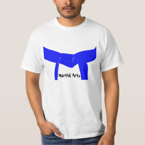 Martial Arts Light Blue Belt T_Shirt