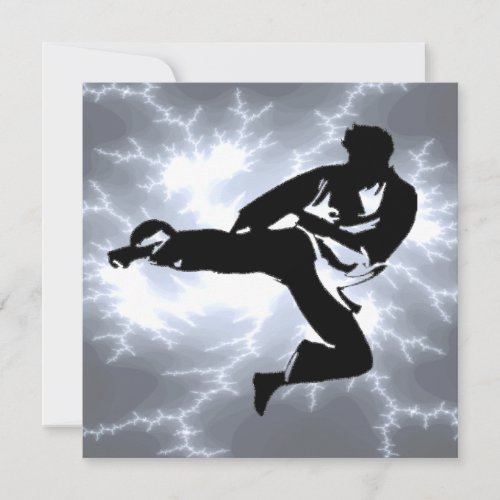 Martial Arts Lightning Invitations