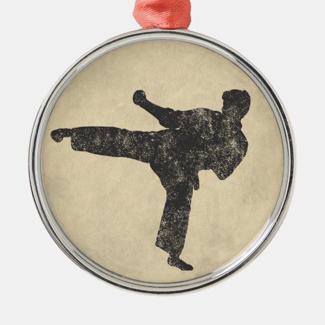 Martial Arts Metal Ornament (Front)