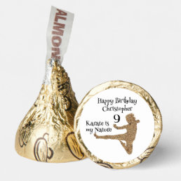 Martial Arts Modern Cool Karate Kids Birthday Hershey&#174;&#39;s Kisses&#174;