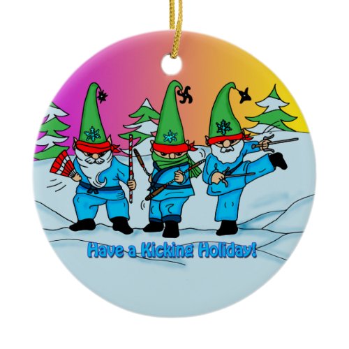 Martial Arts Ornament Ninja Elves