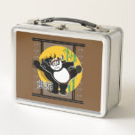 Martial Arts Panda - Brown   Metal Lunch Box