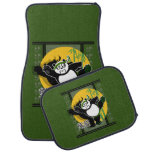 Martial Arts Panda - Green   Car Floor Mat