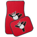 Martial Arts Panda - Red   Car Floor Mat