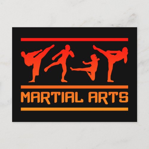 Martial Arts postcard _ customize