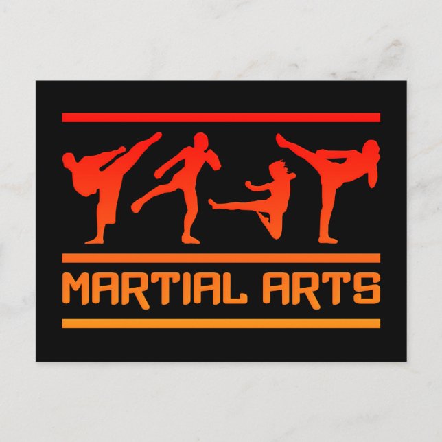Martial Arts postcard - customize! (Front)