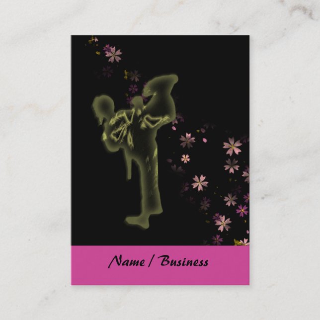 Martial Arts Princess Business Card (Front)