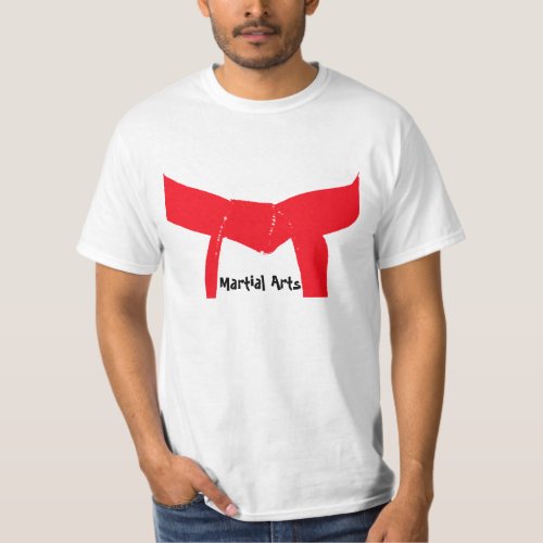 Martial Arts Red Belt T_Shirt