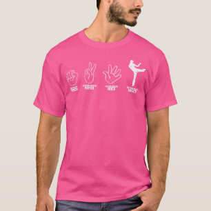 Martial Arts Rock Scissors Paper Karate Martial Ar T-Shirt