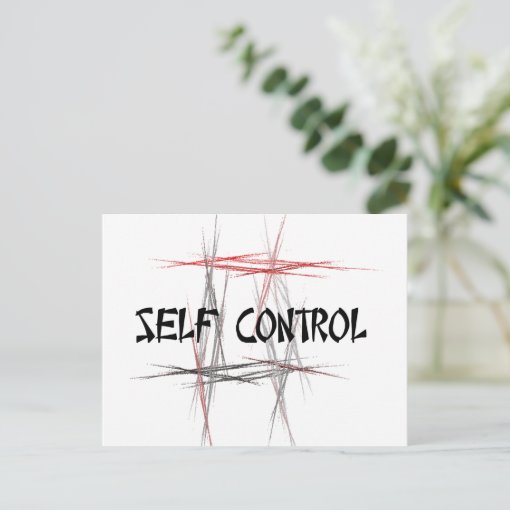 Martial Arts Self Control Postcard Zazzle