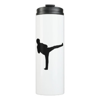 Martial Arts Side Kick Thermal Tumbler