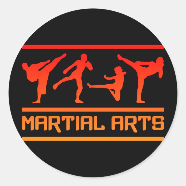 Martial Arts stickers (Front)