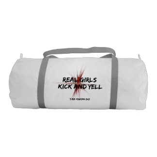 Martial Arts Tae Kwon Do Real Girls Kick Gym Bag