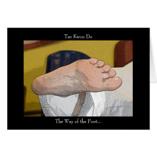 Martial Arts Tae Kwon Do The Way of the Foot Cards