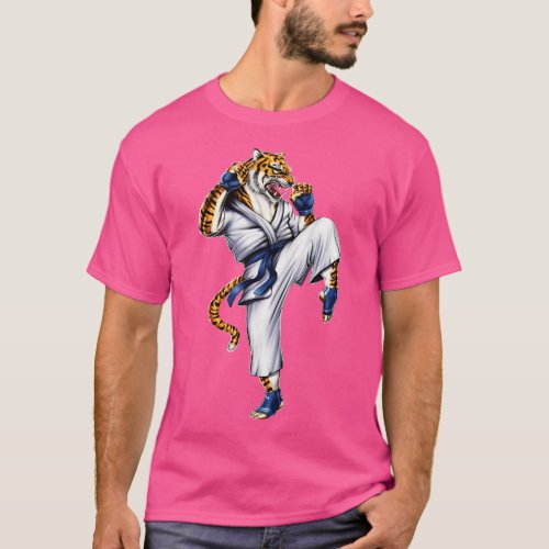 Martial Arts Tiger T_Shirt