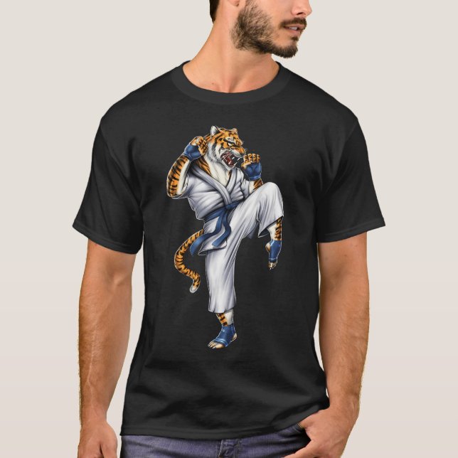 Martial Arts Tiger T-Shirt (Front)