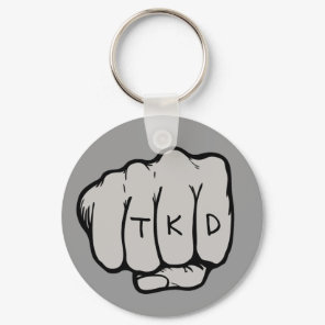 Martial Arts TKD Fist Keychain