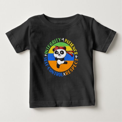 Martial Arts Values _ Boys Karate Mindset Baby T_Shirt