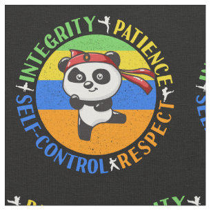 Martial Arts Values - Boys Karate Mindset Fabric