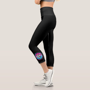 Martial Arts Values - Girly Karate Mindset Capri Leggings
