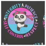 Martial Arts Values - Girly Karate Mindset Fabric