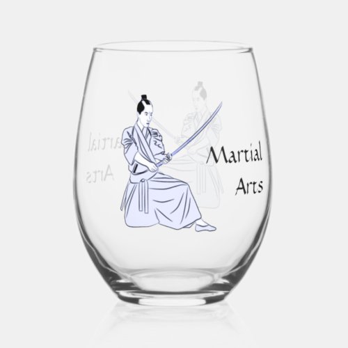 Martial Arts Wine Glass
