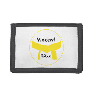 Martial Arts Yellow Belt Tri-fold Wallet