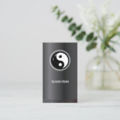 Martial Arts Yin Yang Professional Business Card (Standing Front)