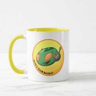MARTIAN BUDDY "Who's your Buddy" DOOM coffee mug