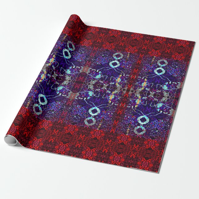 Martian Candy Wrapping Paper (Unrolled)