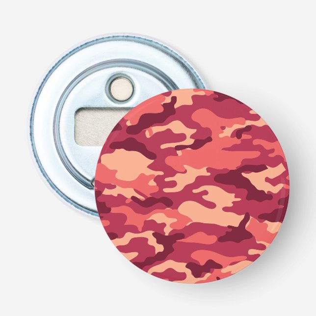 MARTIAN DESERT CAMO / CAMOUFLAGE DAZZLE PATTERN BOTTLE OPENER (Front)
