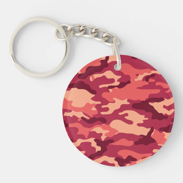 MARTIAN DESERT CAMO / CAMOUFLAGE DAZZLE PATTERN KEYCHAIN (Front)