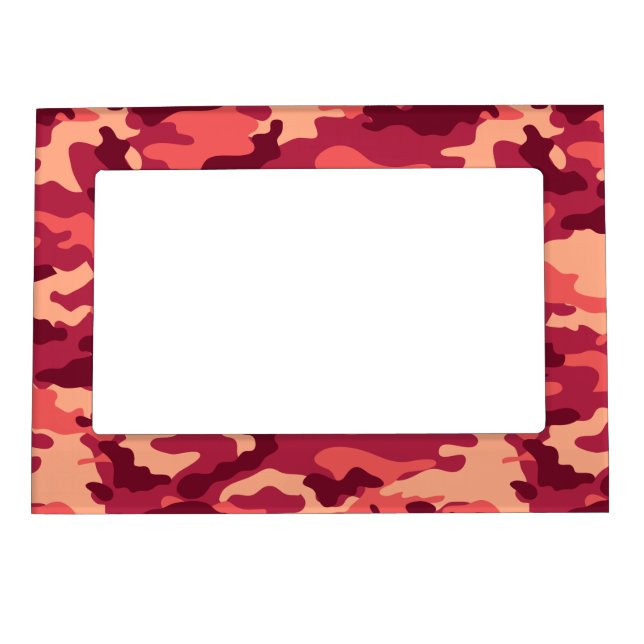 MARTIAN DESERT CAMO / CAMOUFLAGE DAZZLE PATTERN MAGNETIC FRAME (Front)