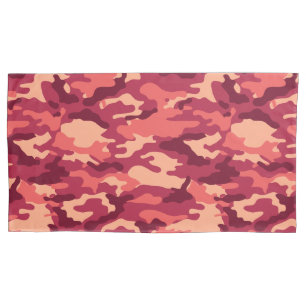 MARTIAN DESERT CAMO / CAMOUFLAGE DAZZLE PATTERN PILLOW CASE