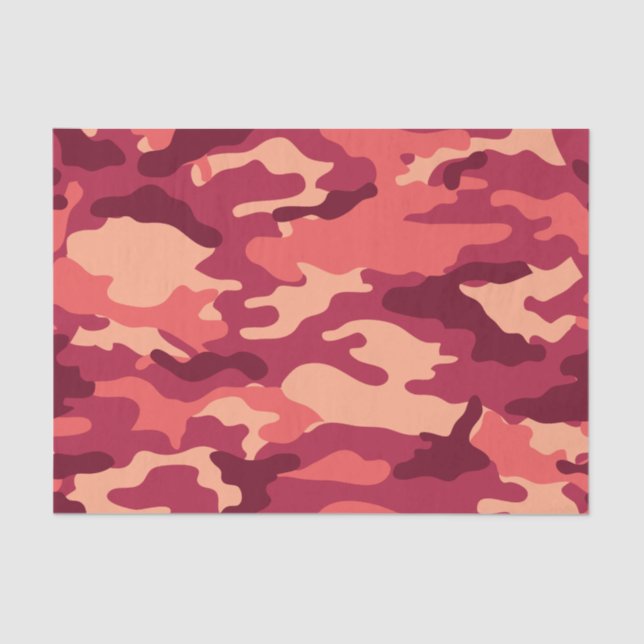 MARTIAN DESERT CAMO / CAMOUFLAGE DAZZLE PATTERN TISSUE PAPER (Front)