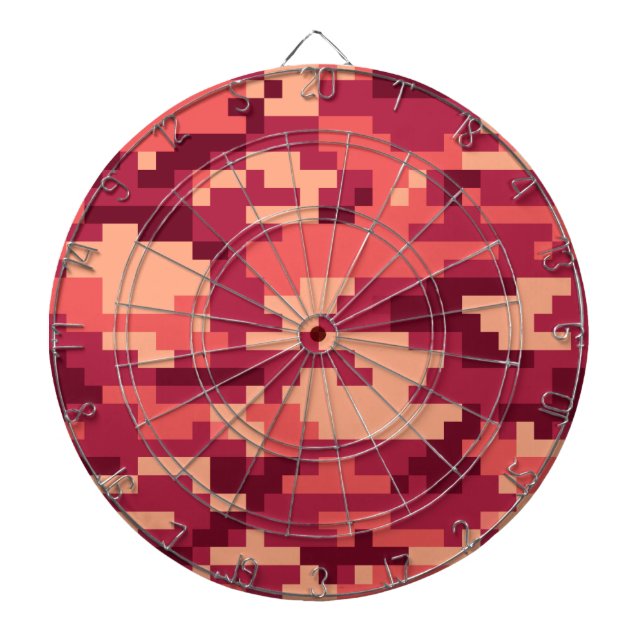 MARTIAN DESERT DIGITAL CAMO / CAMOUFLAGE DART BOARD (Front)