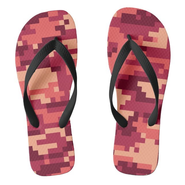 MARTIAN DESERT DIGITAL CAMO / CAMOUFLAGE FLIP FLOPS (Footbed)