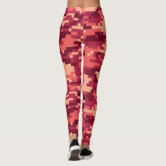 Pink Camo Camouflage Leggings